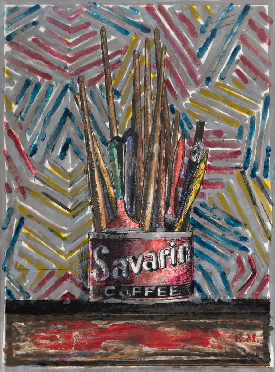 Jasper Johns. Savarin, 1982. Lithograph and monotype