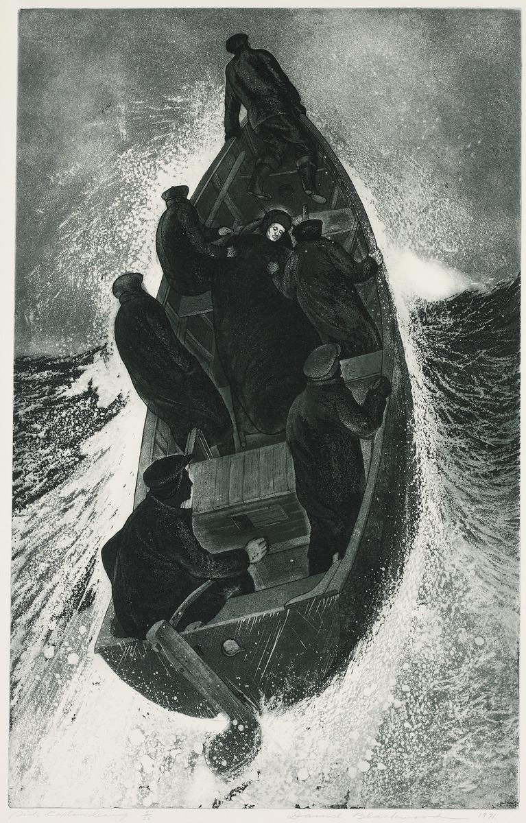 David Blackwood. Sick Captain Leaving, 1971.