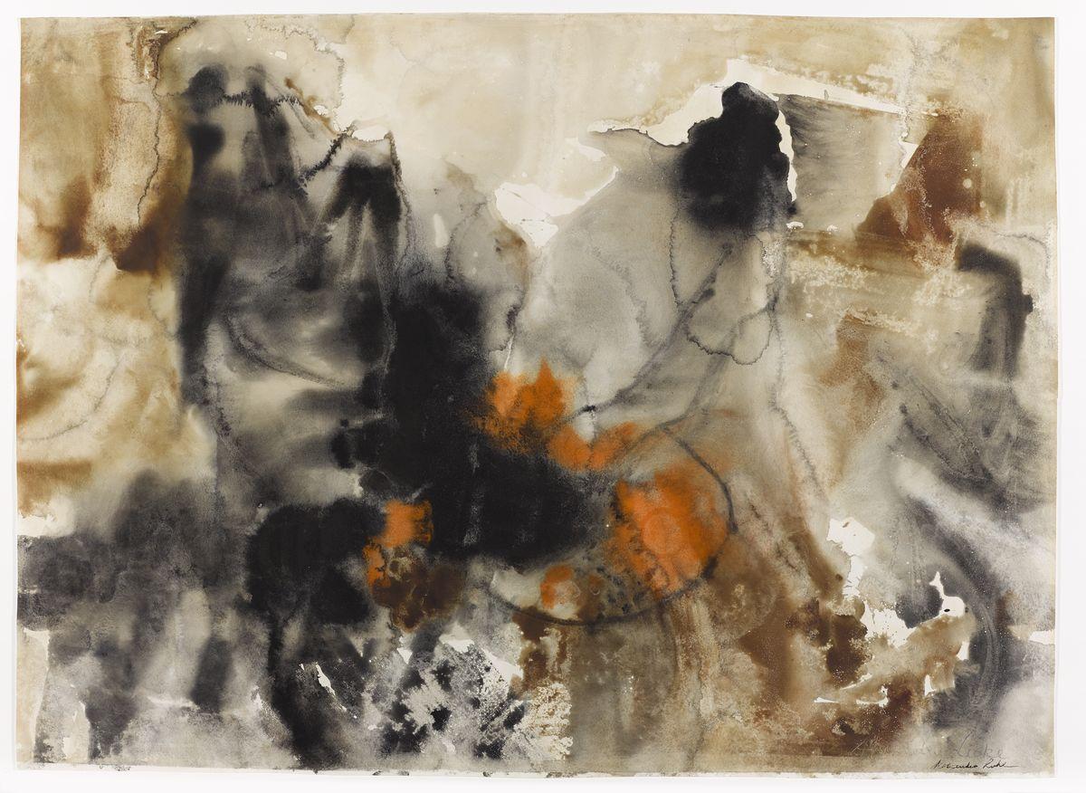 An image of Alexandra Luke's abstract painting Composition