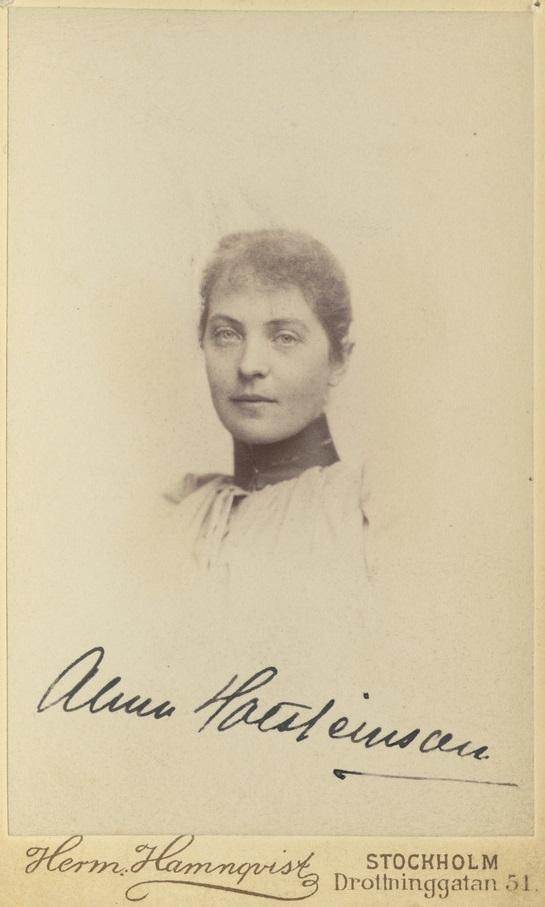 Herman Hamnqvist, Portrait of Alma Helena Holsteinson