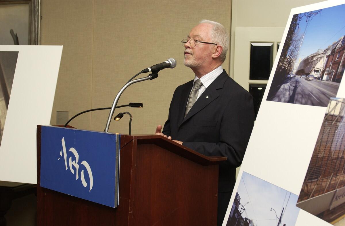 David Blackwood speaking