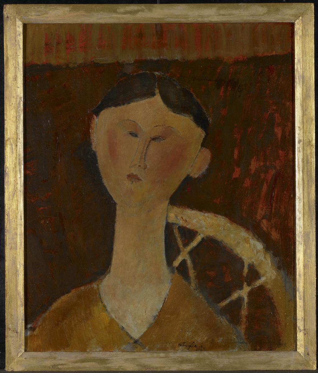 Modigliani's portrait of Mrs. Hastings.