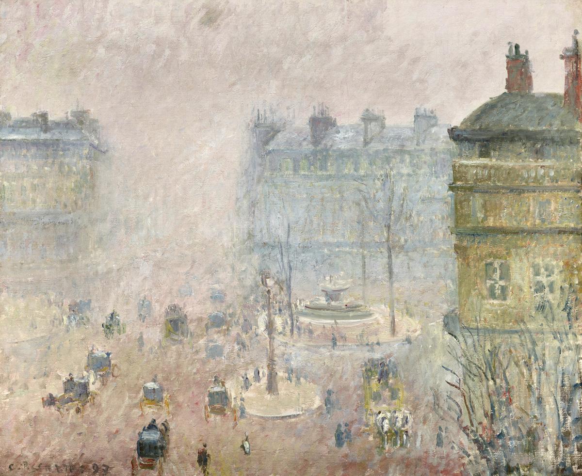 Camille Pissarro.&nbsp;Place du Théâtre Français