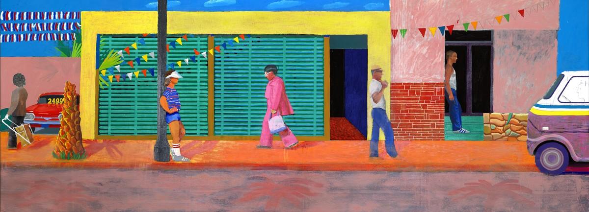 David Hockney, Santa Monica Boulevard, 1978 – 80.