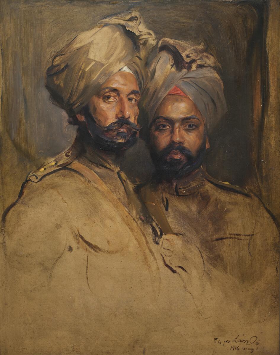 Philip Alexius de László, Risaldar Jagut Sineli and Risaldar Man Singh
