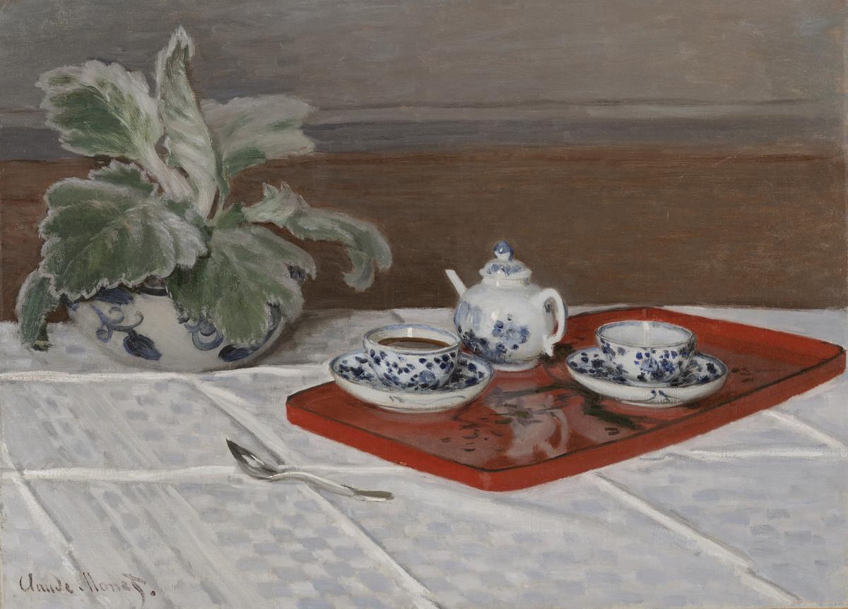 Claude Monet. Still Life, Tea Service, 1872