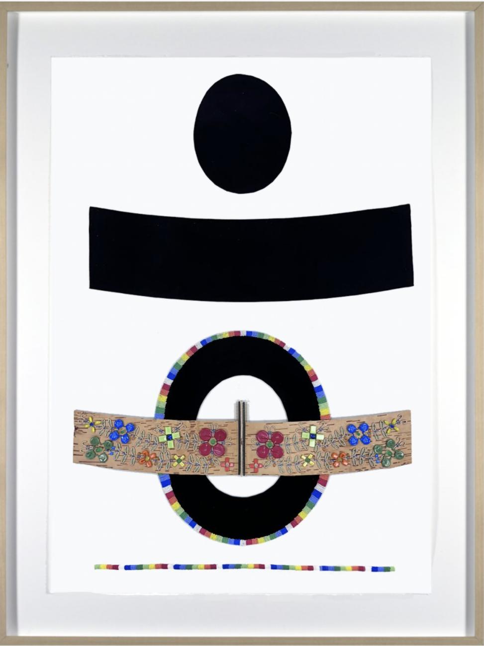 An image of Barry Ace's work Convergence of Dissonant Parts (2025)