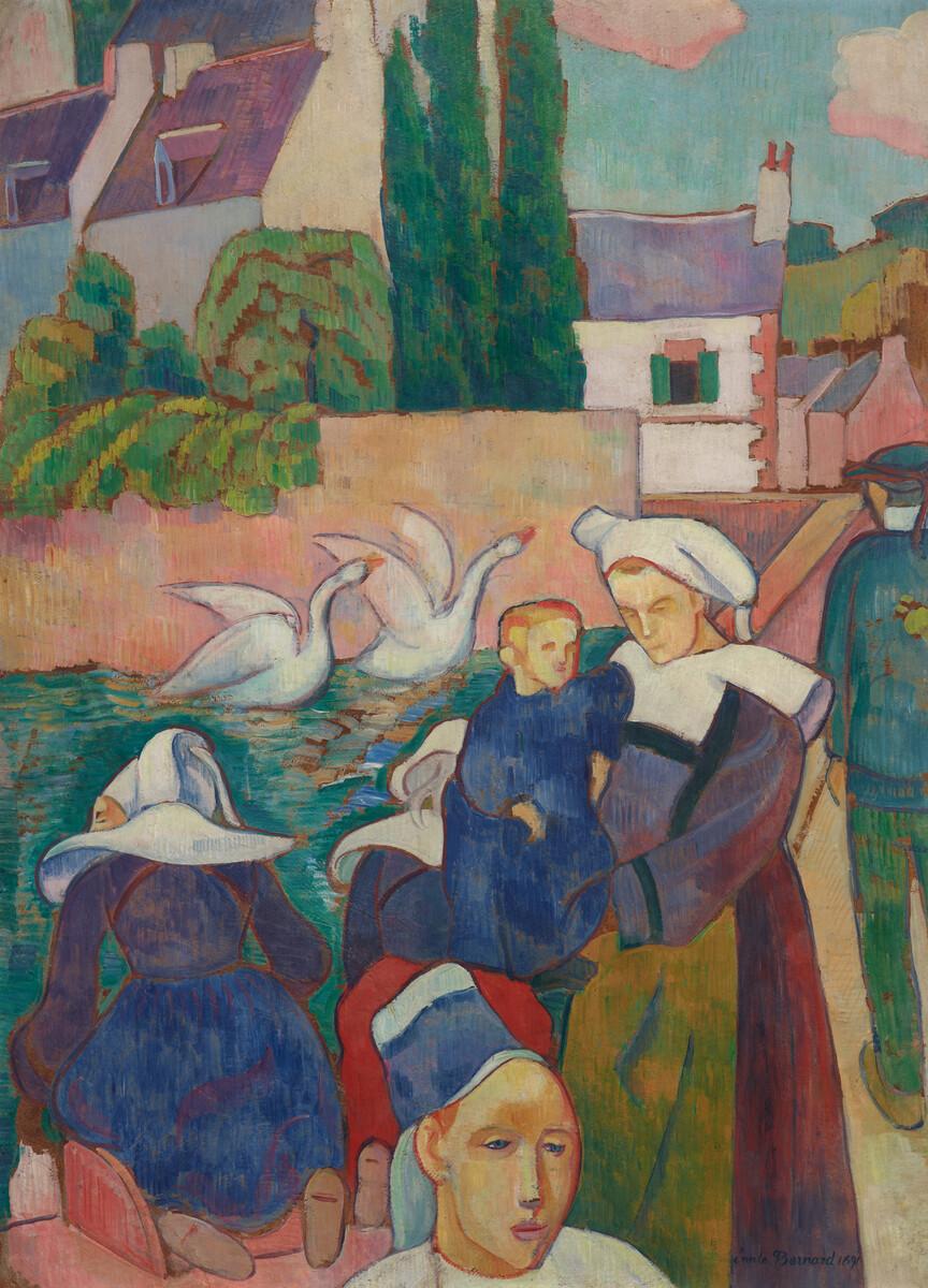 Émile Bernard. Bridge at Pont-Aven