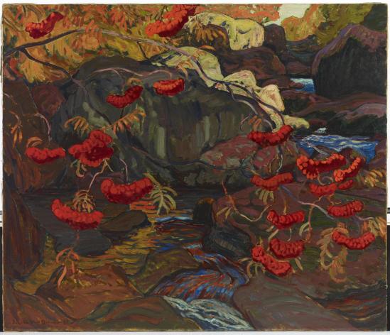 J.E.H. MacDonald, Rowanberries or Mountain Ash