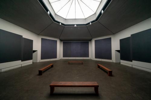 Interior of Rothko Chapel 